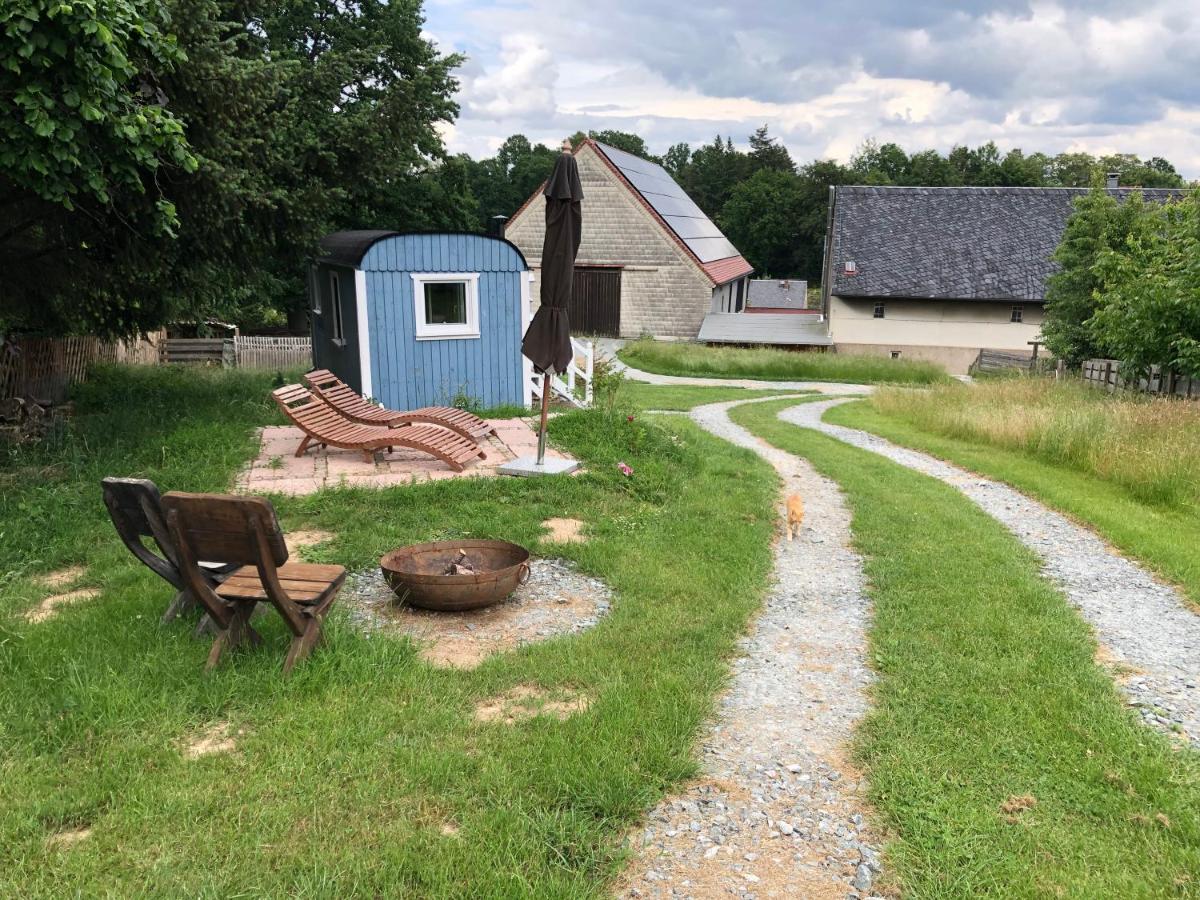 Ferienwohnung Auszeithof Niederfrohna Exterior foto