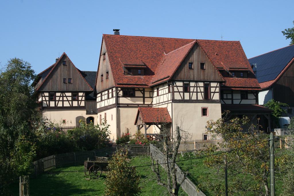 Ferienwohnung Auszeithof Niederfrohna Exterior foto