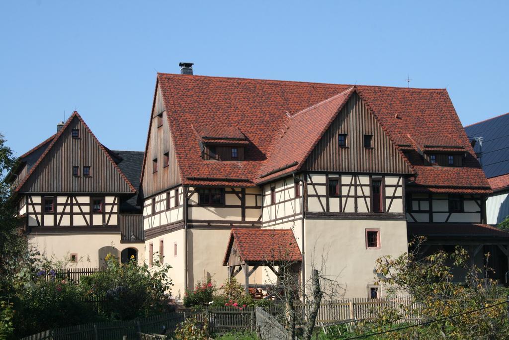 Ferienwohnung Auszeithof Niederfrohna Exterior foto