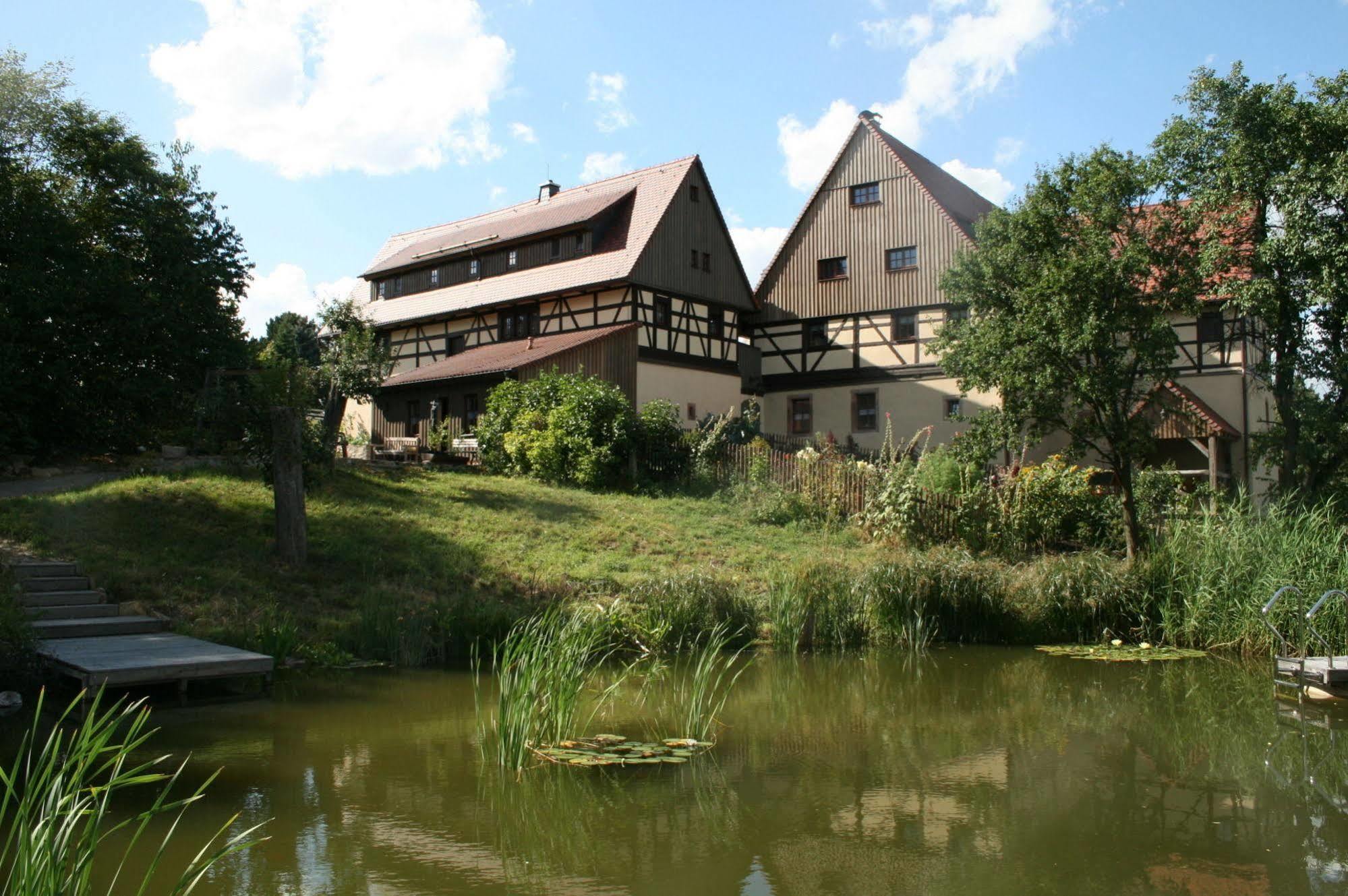 Ferienwohnung Auszeithof Niederfrohna Exterior foto